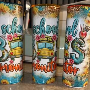 School Bus Monitor Tumblers